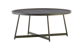 Niklaus Round Black Coffee Table 2